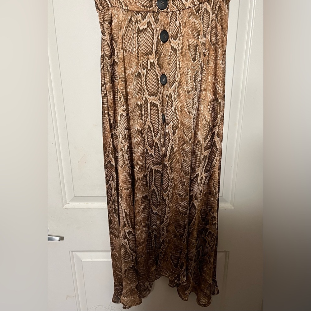 Zara snake print skirt